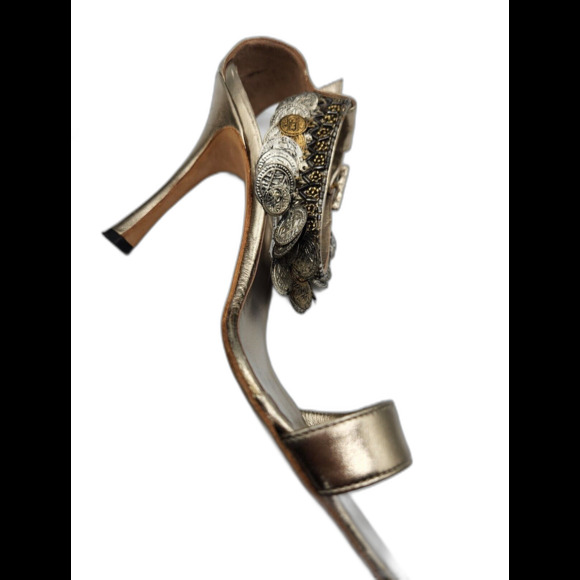 Manolo Blahnik Peep Toe Strappy Heels – Size 37.5 - Picture 7 of 8